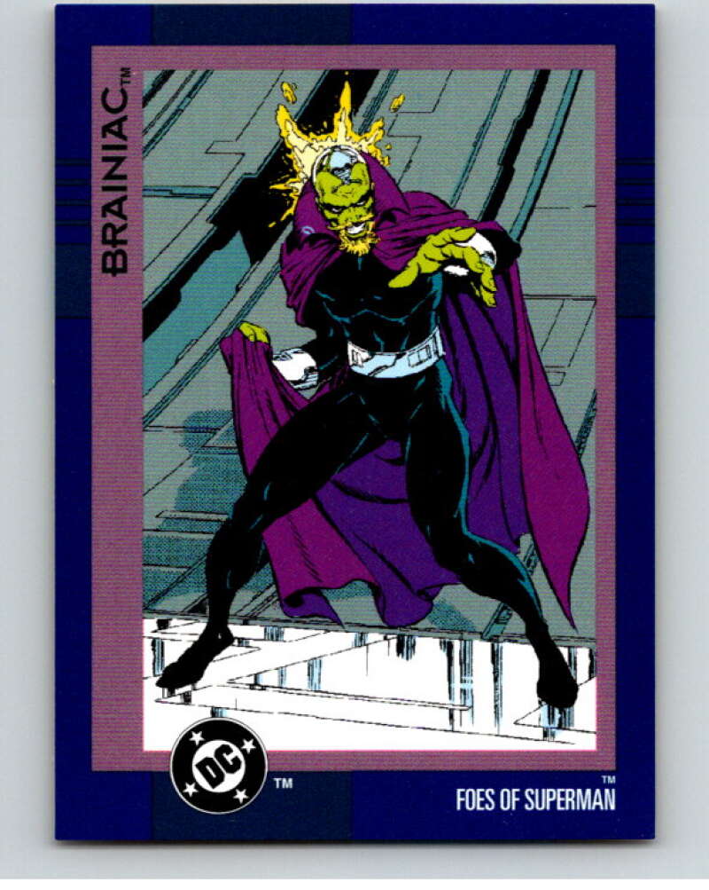 1993 SkyBox DC Cosmic Teams #133 Brainiac V73977 Image 1