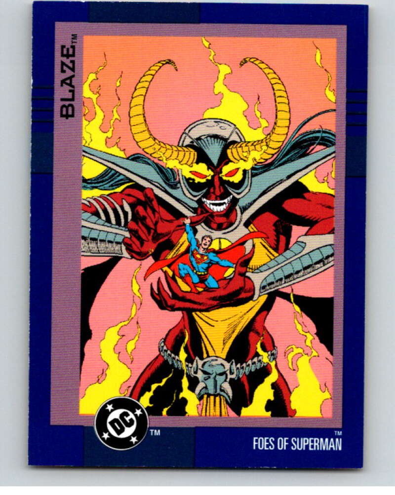 1993 SkyBox DC Cosmic Teams #138 Blaze V73978 Image 1