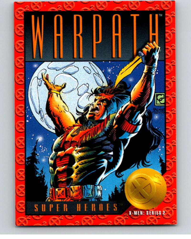 1993 Uncanny X-Men Series II #34 Warpath V73992 Image 1