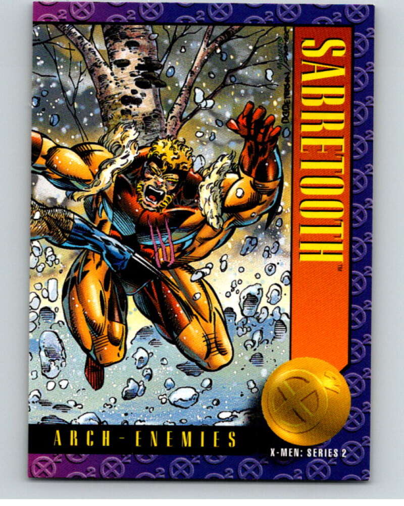1993 Uncanny X-Men Series II #53 Sabretooth V73995 Image 1