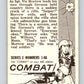 1963 Donruss Combat #60 A Real Soldier   V74085 Image 2