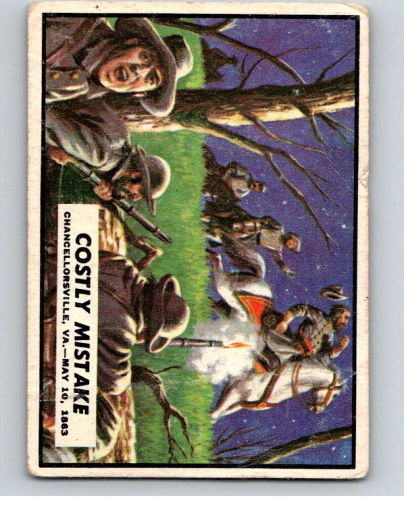 1962 Topps Civil War News #43 Costly Mistake V74133 Image 1