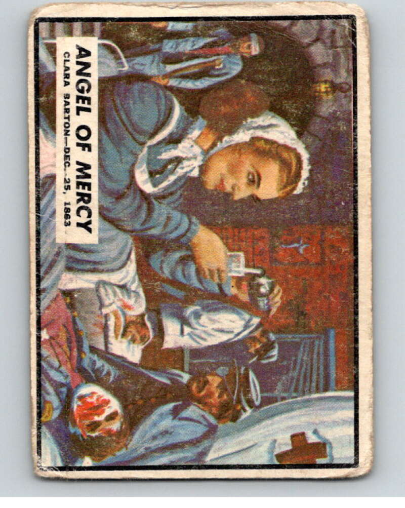 1962 Topps Civil War News #58 Angel of Mercy V74137 Image 1