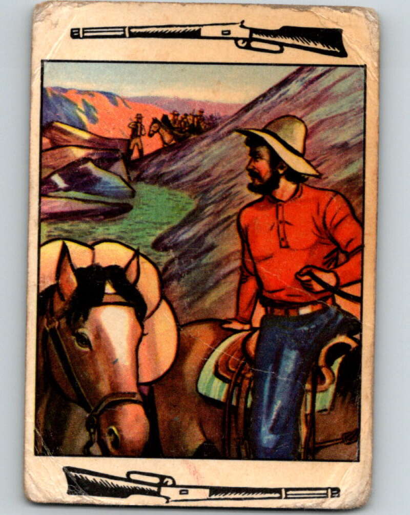 1953 Bowman Frontier Days R701-5 #10 Montana Gold V74157 Image 1