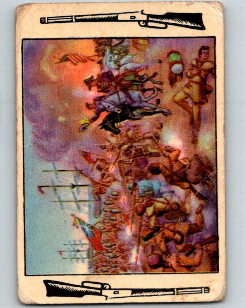 1953 Bowman Frontier Days R701-5 #57 Battle of New Orleans V74161 Image 1