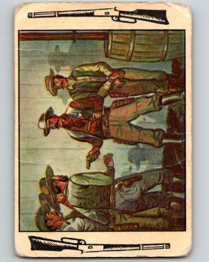 1953 Bowman Frontier Days R701-5 #95 Sheriff Defies Mob V74164 Image 1