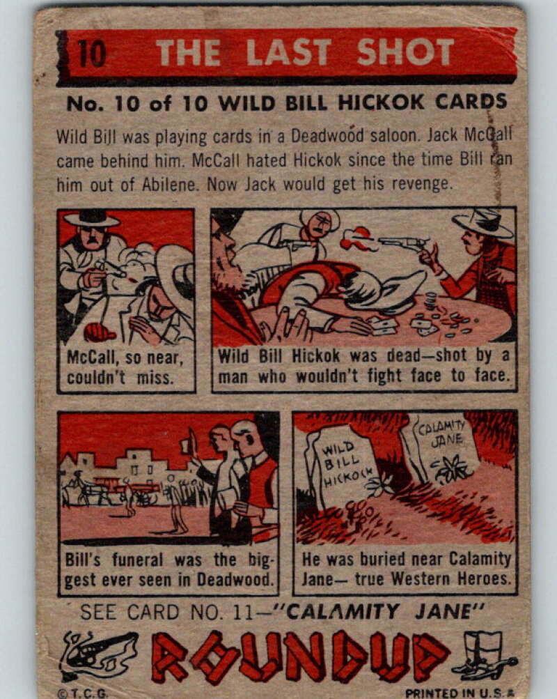 1956 Topps Round Up R712-3 #10 The Last Shot V74178 Image 2