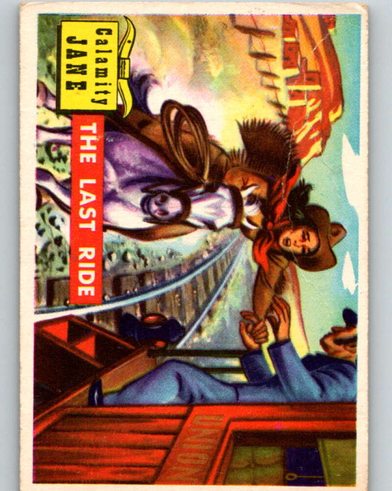 1956 Topps Round Up R712-3 #20 The Last Ride V74179 Image 1