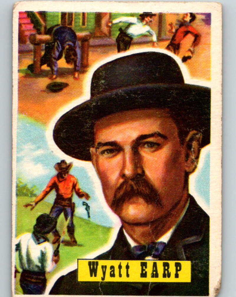 1956 Topps Round Up R712-3 #31 Wyatt Earp SP V74180 Image 1