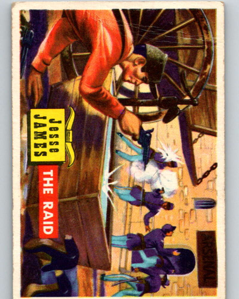 1956 Topps Round Up R712-3 #53 The Raid V74183 Image 1