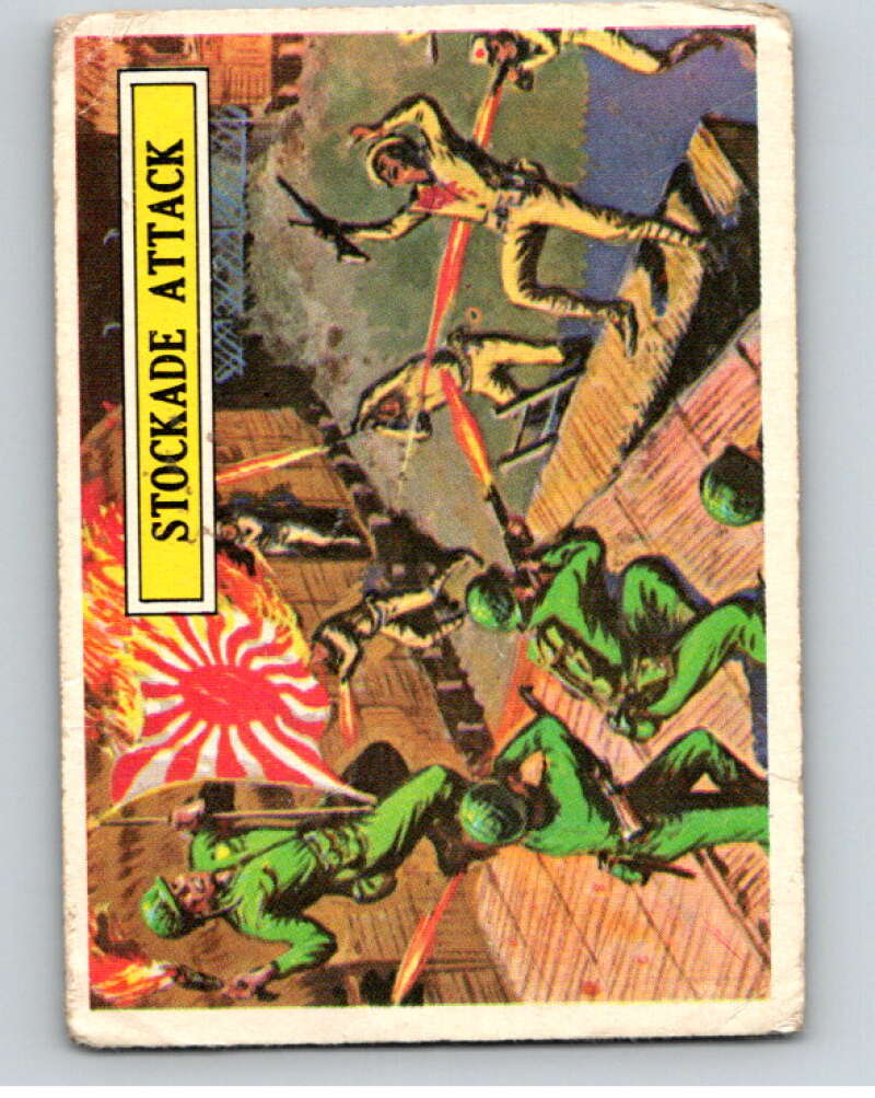 1965 Topps Battle #22 Stockade Attack V74191 Image 1