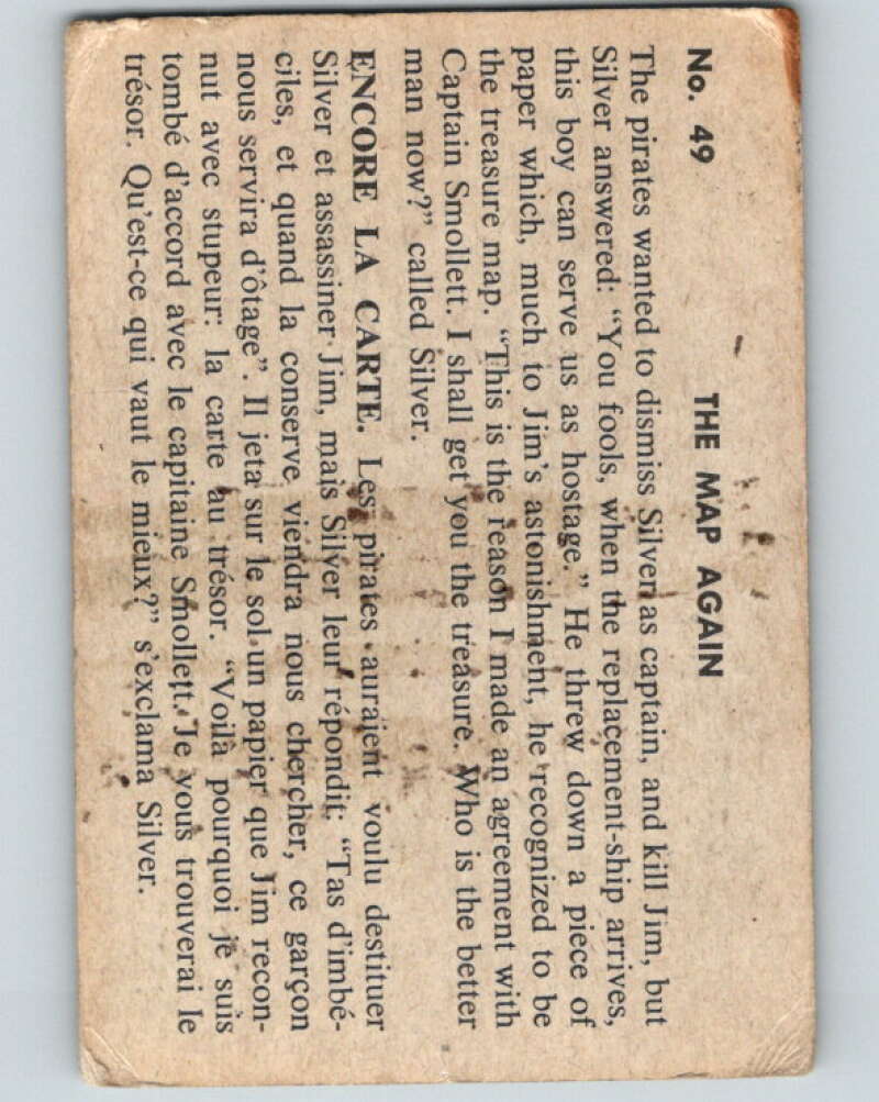 1960 Treasure Island Canadian #49 The pirates wanted dismiss Silver V74216 Image 2