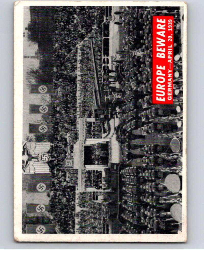1965 Philadelphia Gum War Bulletin #1 Europe Beware V74220 Image 1