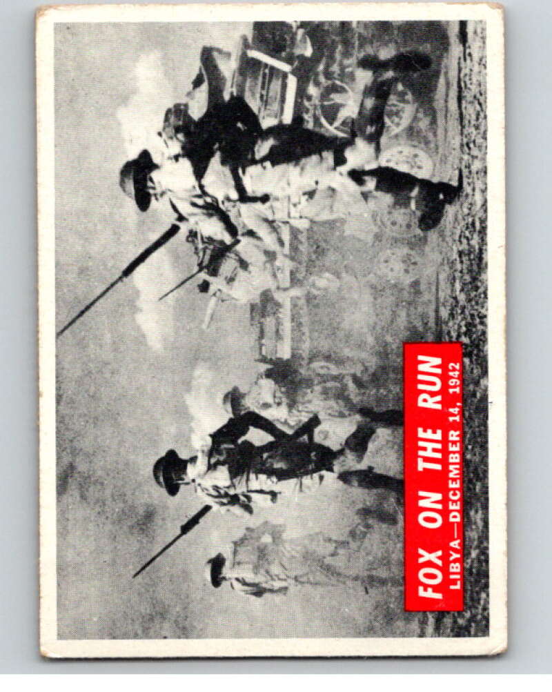 1965 Philadelphia Gum War Bulletin #16 Fox On The Run V74222 Image 1