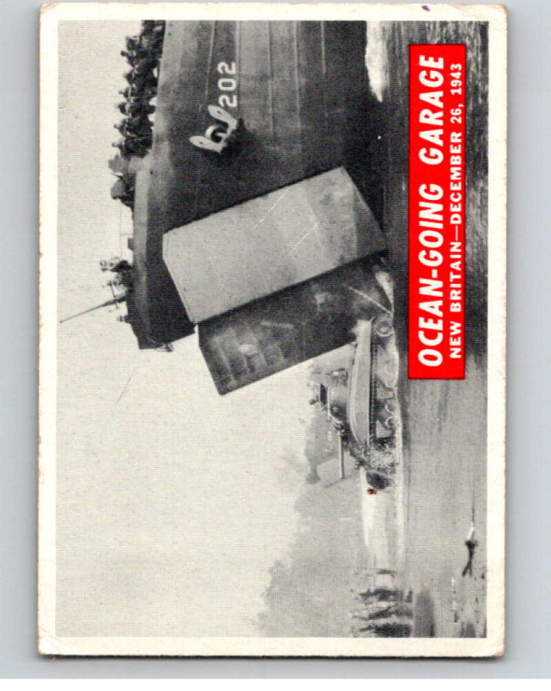 1965 Philadelphia Gum War Bulletin #35 Ocean-Going Garage V74229 Image 1