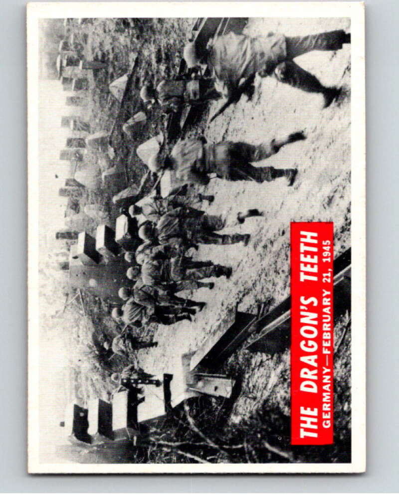 1965 Philadelphia Gum War Bulletin #63 The Dragon's Teeth V74239 Image 1