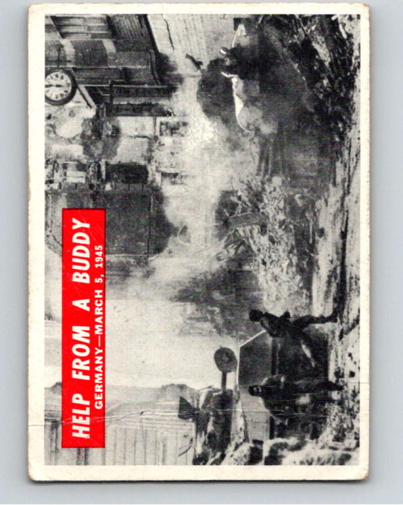 1965 Philadelphia Gum War Bulletin #65 Help From A Buddy V74242 Image 1