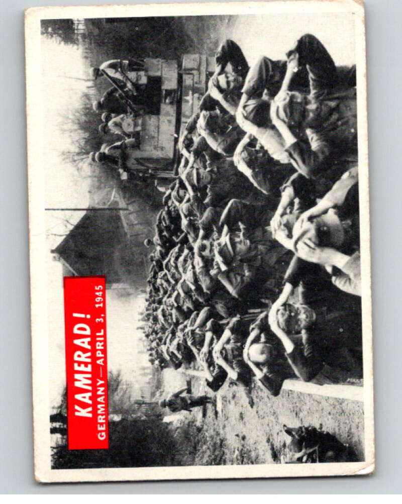 1965 Philadelphia Gum War Bulletin #71 Kamerad V74243 Image 1