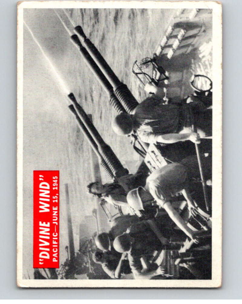 1965 Philadelphia Gum War Bulletin #82 Divine Wind V74245 Image 1