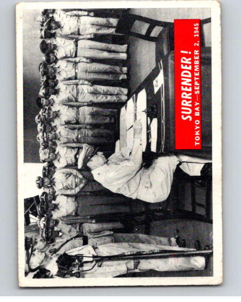 1965 Philadelphia Gum War Bulletin #87 Surrender V74248 Image 1