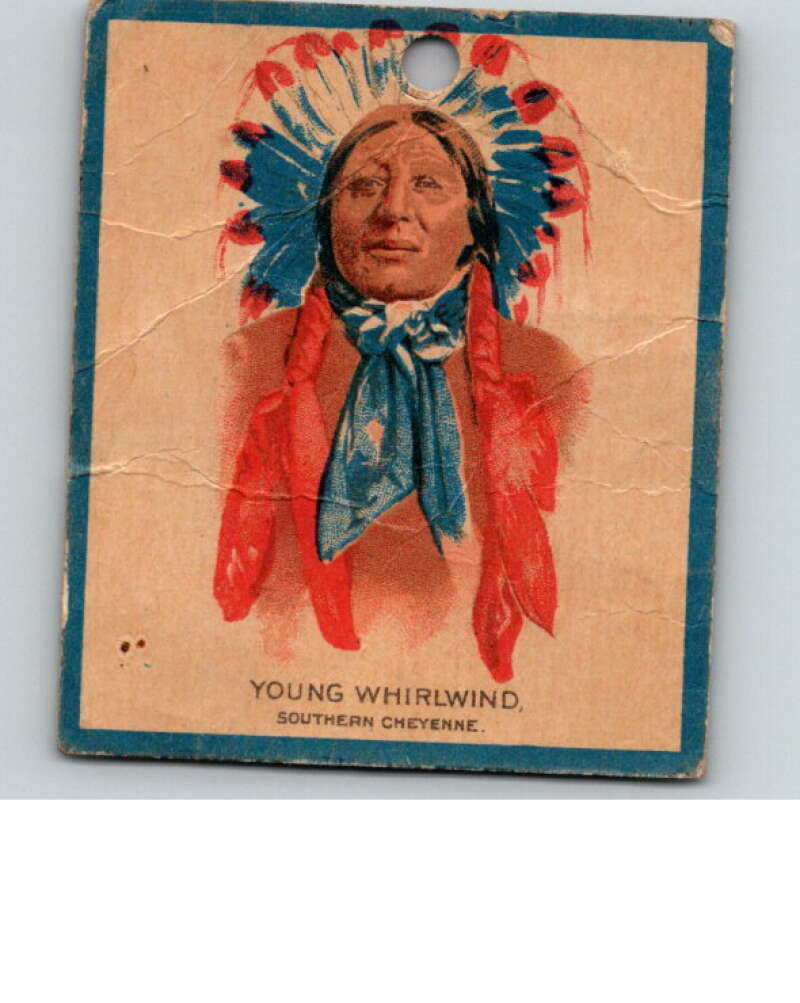 1934 Papoose Gum Series V254 #46 Young Whirlwind V74265 Image 1