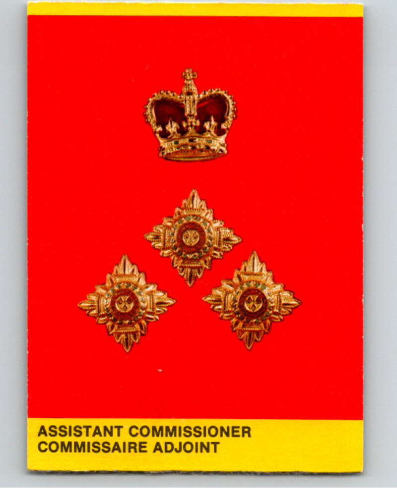 1973 Canadian Mounted Police Centennial Emblem #6 Assistant Commissioner V74267 Image 1