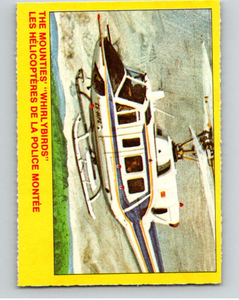 1973 Canadian Mounted Police Centennial #2 The Mounties' Whirlybirds V74273 Image 1