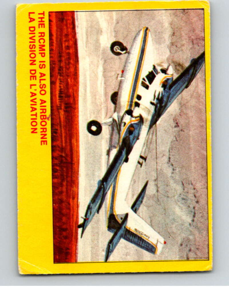 1973 Canadian Mounted Police Centennial #5 The RCMP Is Also Airborne V74275 Image 1