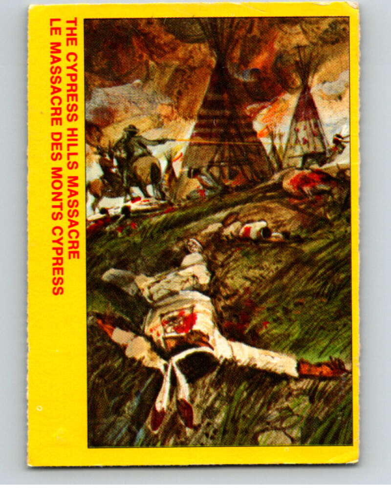 1973 Canadian Mounted Police Centennial #6 The Cypress Hills Massacre V74276 Image 1