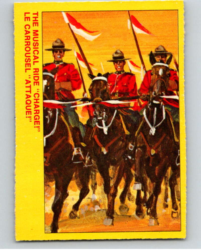 1973 Canadian Mounted Police Centennial #9 The Musical Ride Charge V74280 Image 1