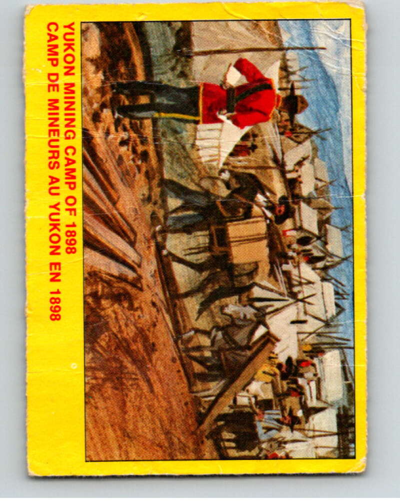1973 Canadian Mounted Police Centennial #10 Yukon Mining Camp of 1898 V74281 Image 1