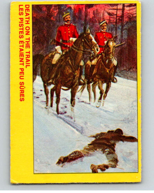 1973  Canadian Mounted Police Centennial #13 Death on the Trail  V74283 Image 1