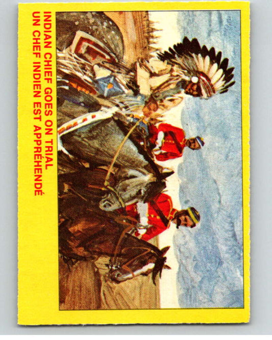 1973  Canadian Mounted Police Centennial #15 Indian Chief Goes on Trial  V74285 Image 1