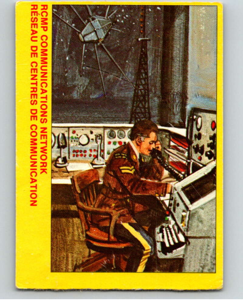 1973 Canadian Mounted Police Centennial #16 RCMP Communications Network V74286 Image 1