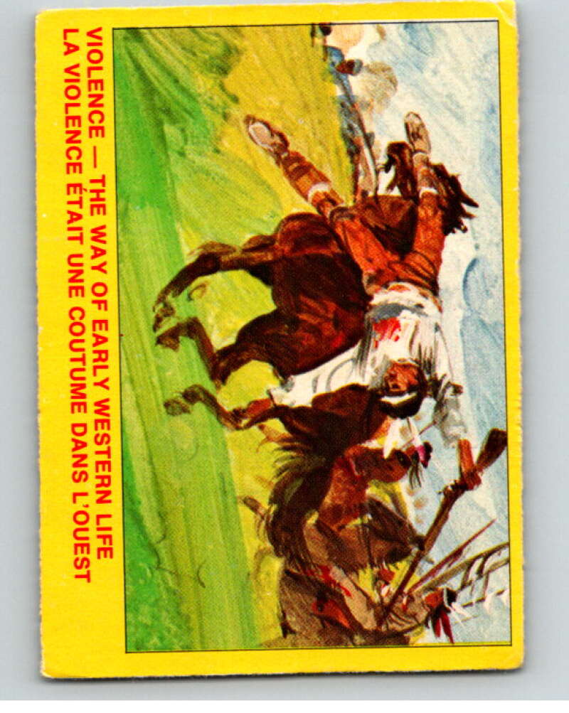 1973 Canadian Mounted Police Centennial #17 Violence V74287 Image 1