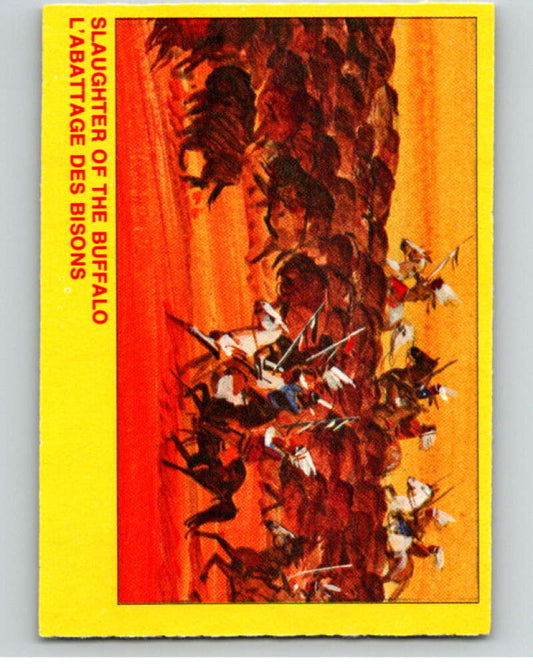 1973  Canadian Mounted Police Centennial #20 Slaughter of the Buffalo  V74290 Image 1
