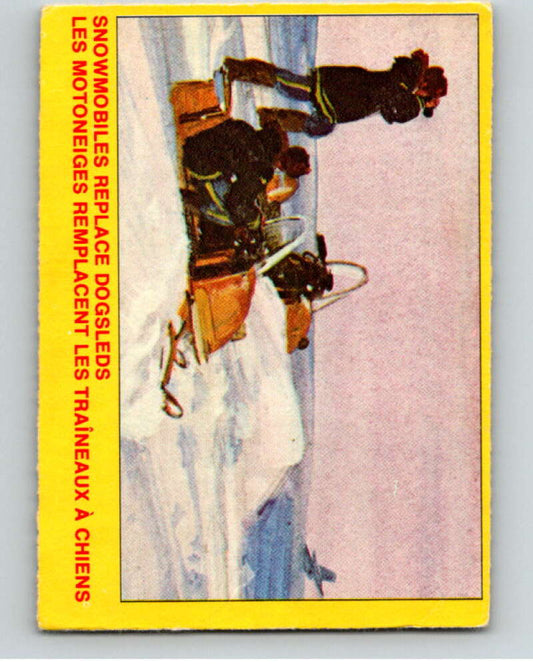 1973  Canadian Mounted Police Centennial #24 Snowmobiles Replace Dogsleds  V74292 Image 1