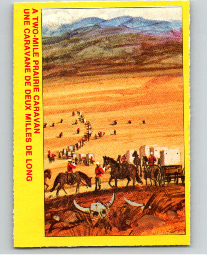 1973 Canadian Mounted Police Centennial #26 A Two-Mile Prairie Caravan V74298 Image 1