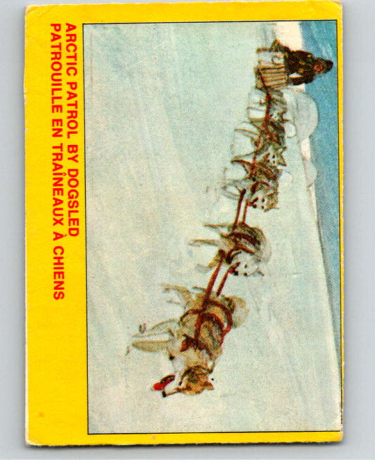 1973  Canadian Mounted Police Centennial #34 Arctic Patrol by Dogsled  V74307 Image 1