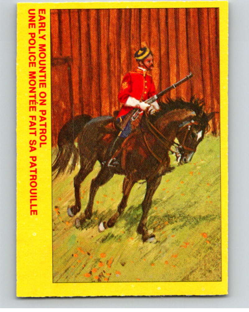 1973 Canadian Mounted Police Centennial #44 Early Mountie on Patrol V74321 Image 1