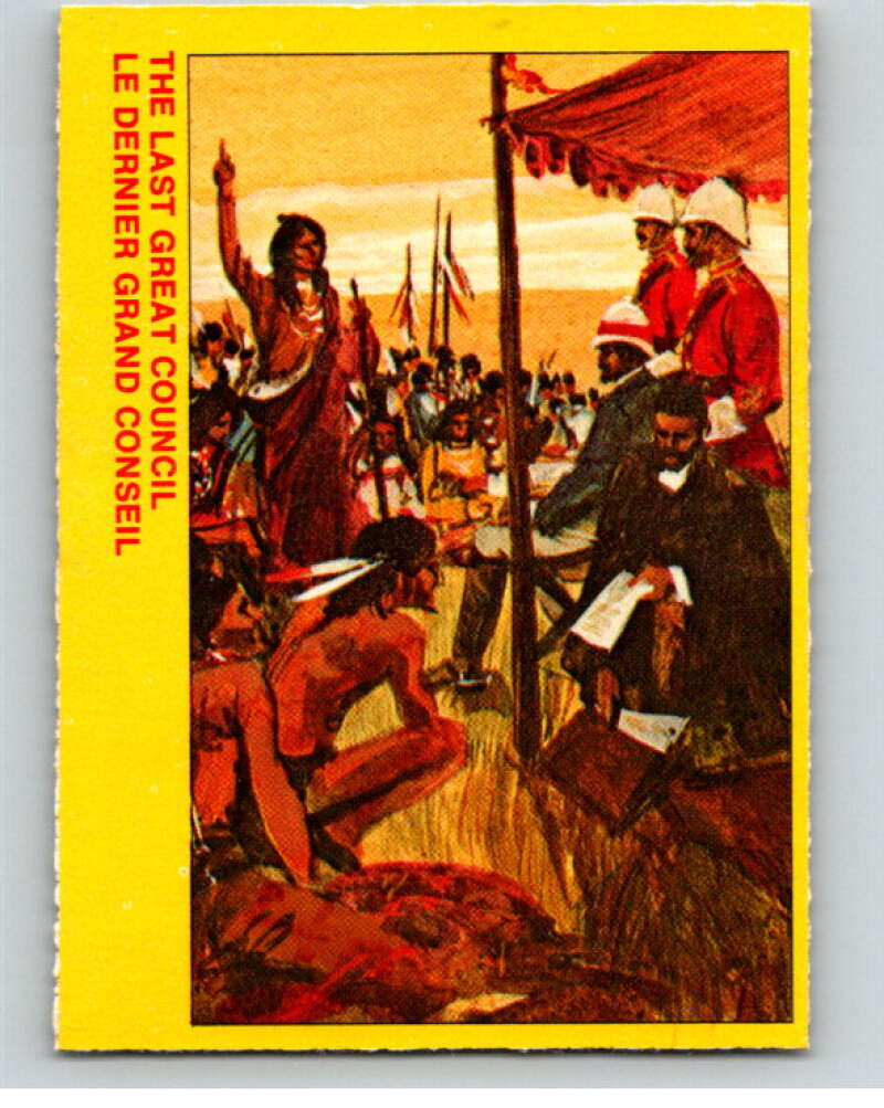 1973 Canadian Mounted Police Centennial #46 The Last Great Council V74324 Image 1