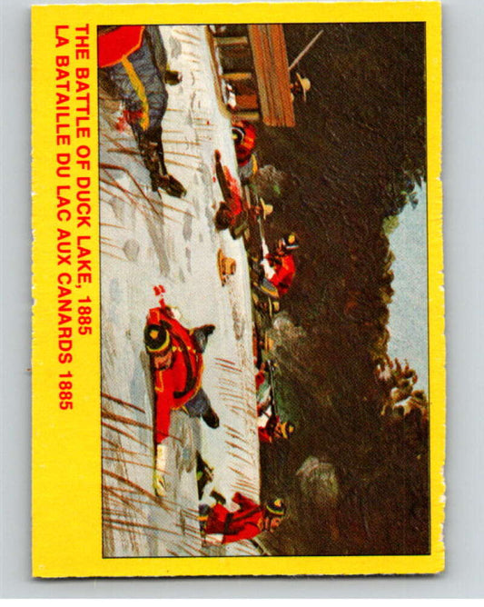 1973  Canadian Mounted Police Centennial #53 The Battle of Duck Lake  V74329 Image 1