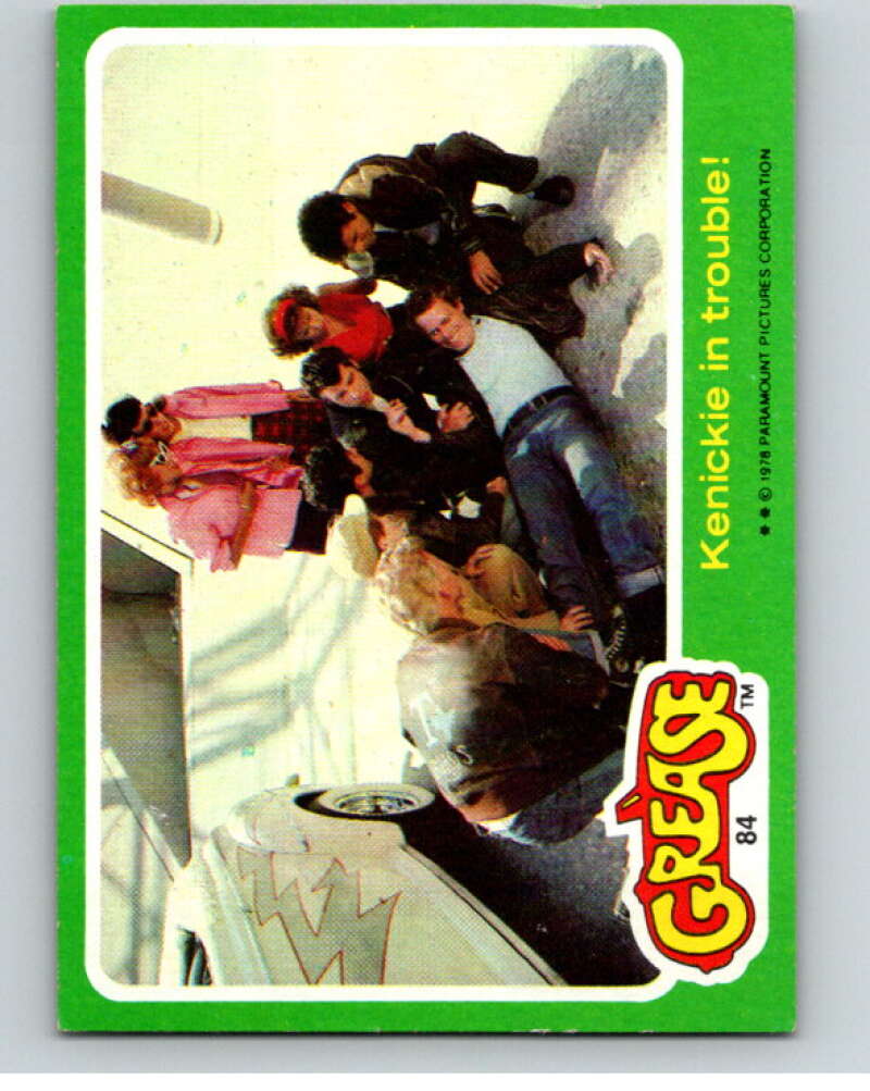 1978 Topps Grease #84 Kenickie in trouble! V74593 Image 1
