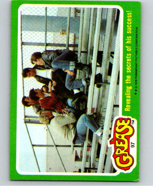 1978 Topps Grease #97 Revealing the secrets of success!   V74601 Image 1