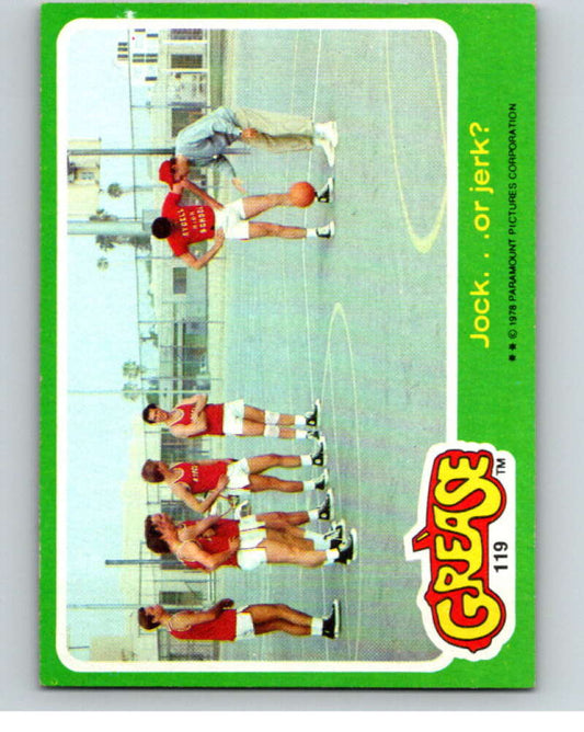1978 Topps Grease #119 Jock...or jerk?   V74605 Image 1