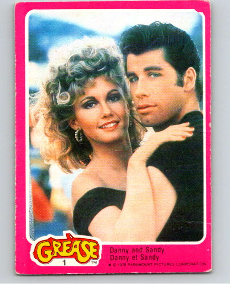 1978 Grease OPC #1 Danny and Sandy V74611 Image 1