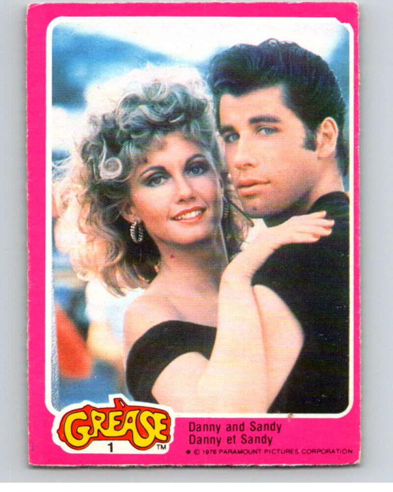 1978 Grease OPC #1 Danny and Sandy V74612 Image 1
