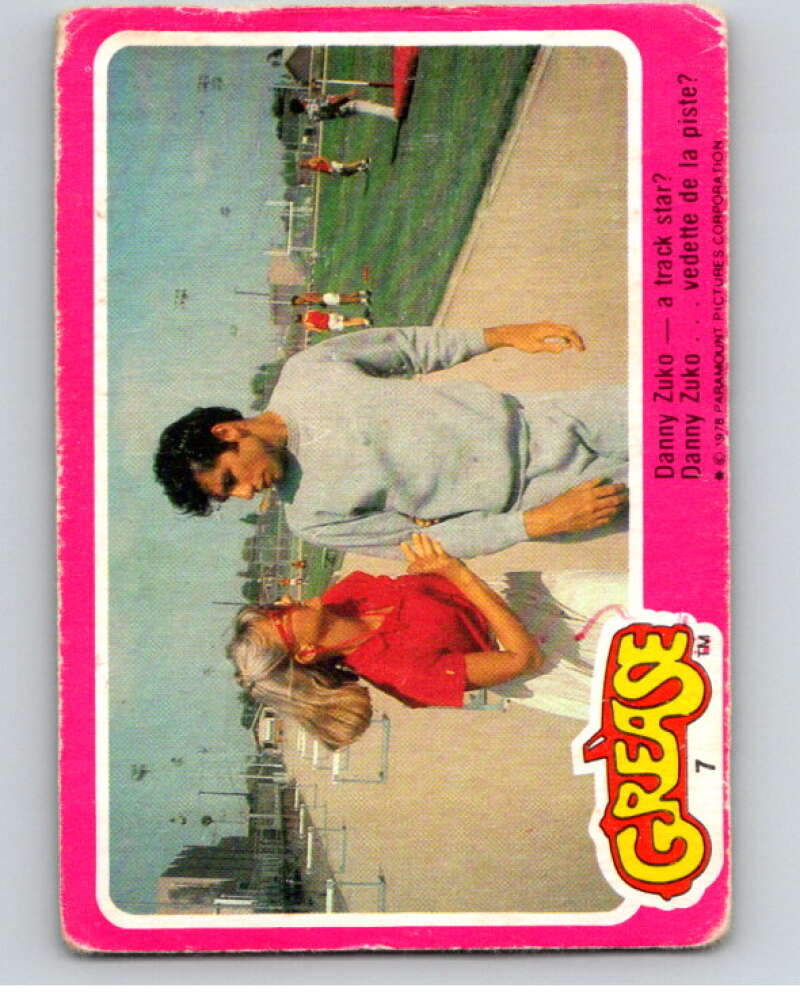 1978 Grease OPC #7 Danny Zuko - a track star? V74625 Image 1