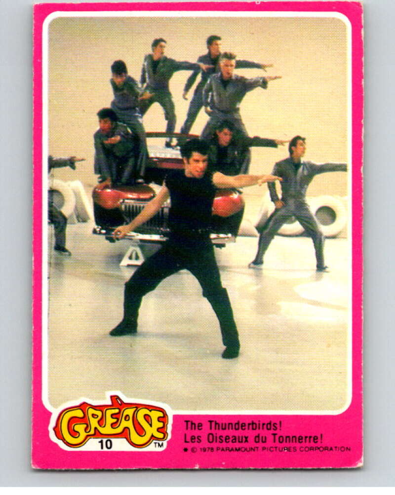 1978 Grease OPC #10 The Thunderbirds! V74634 Image 1