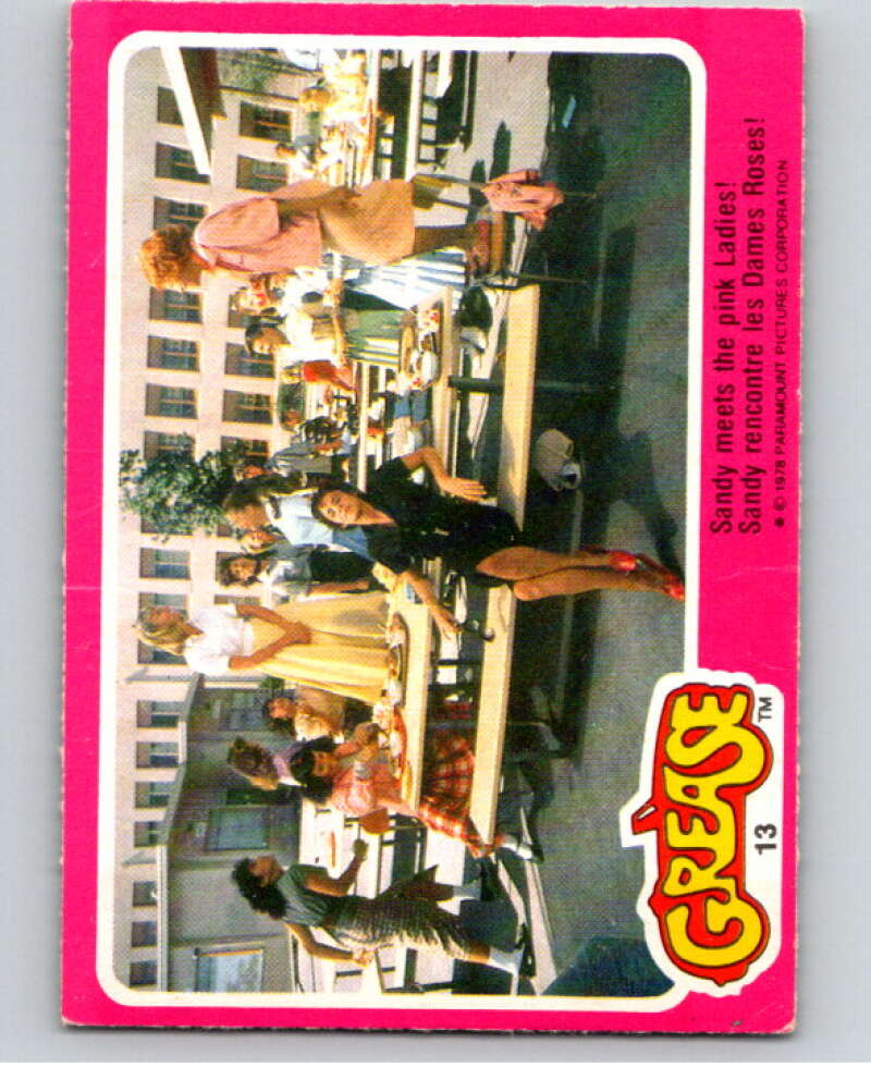 1978 Grease OPC #13 Sandy meets the Pink Ladies! V74639 Image 1